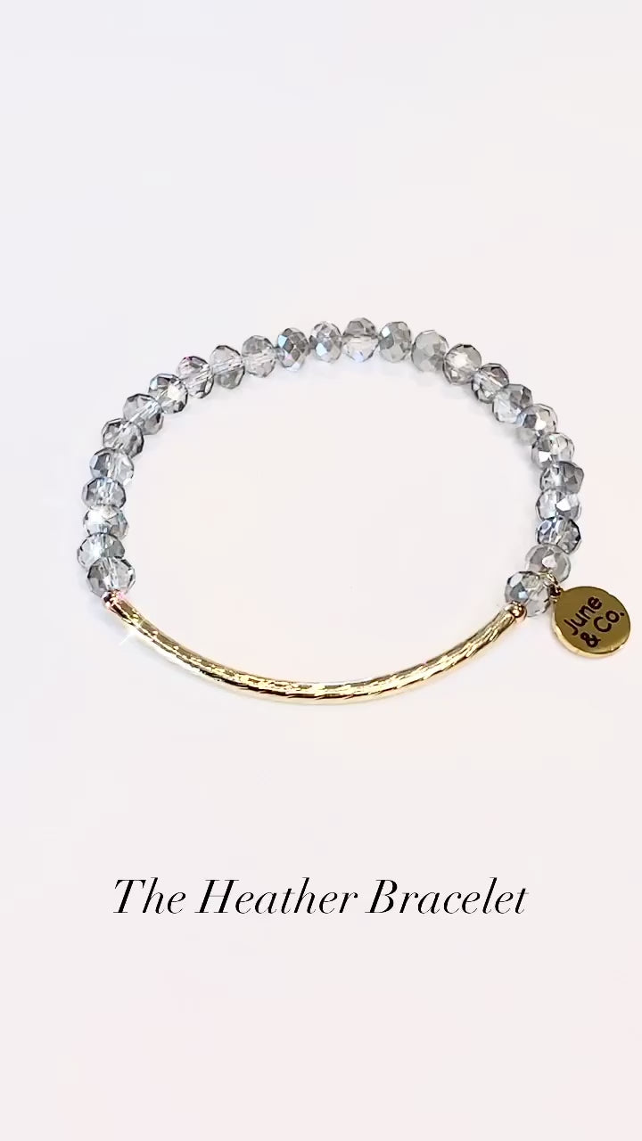 Load and play video in Gallery viewer, Heather Bracelet