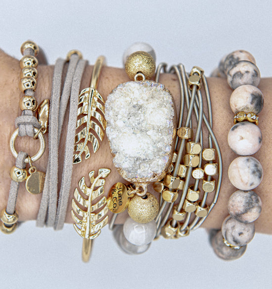 Olivia Druzy Bracelet Set